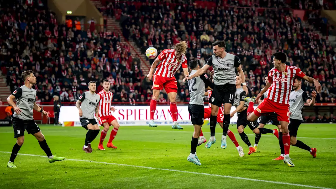 2:2! Union verdaddelt gegen Augsburg zwei Führungen