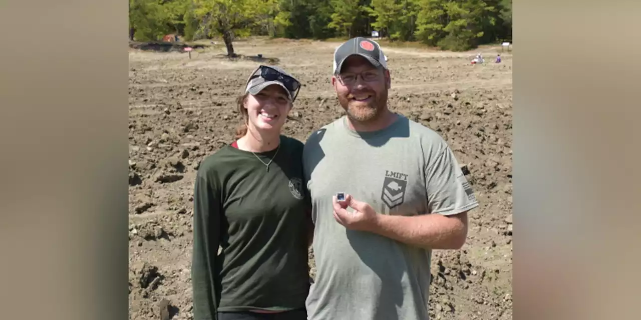 Couple finds 1.9-carat diamond at state park while celebrating anniversary