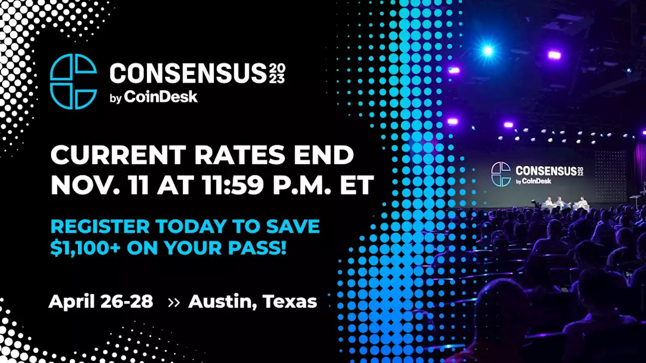 Consensus 2023 Presented by CoinDesk | April 26-28, 2023