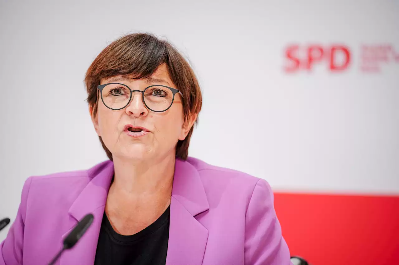 Diskussion über Bürgergeld - SPD-Vorsitzende Esken wirft Union Totalblockade vor