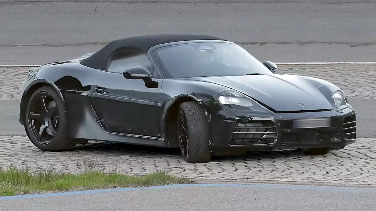 Electric Porsche Boxster spotted testing ahead of 2025 launch | Evo