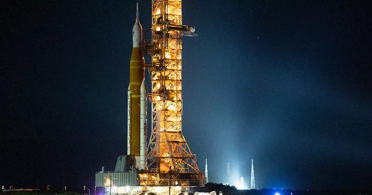 NASA Inspecting Moon Rocket for Damage From Hurricane Nicole