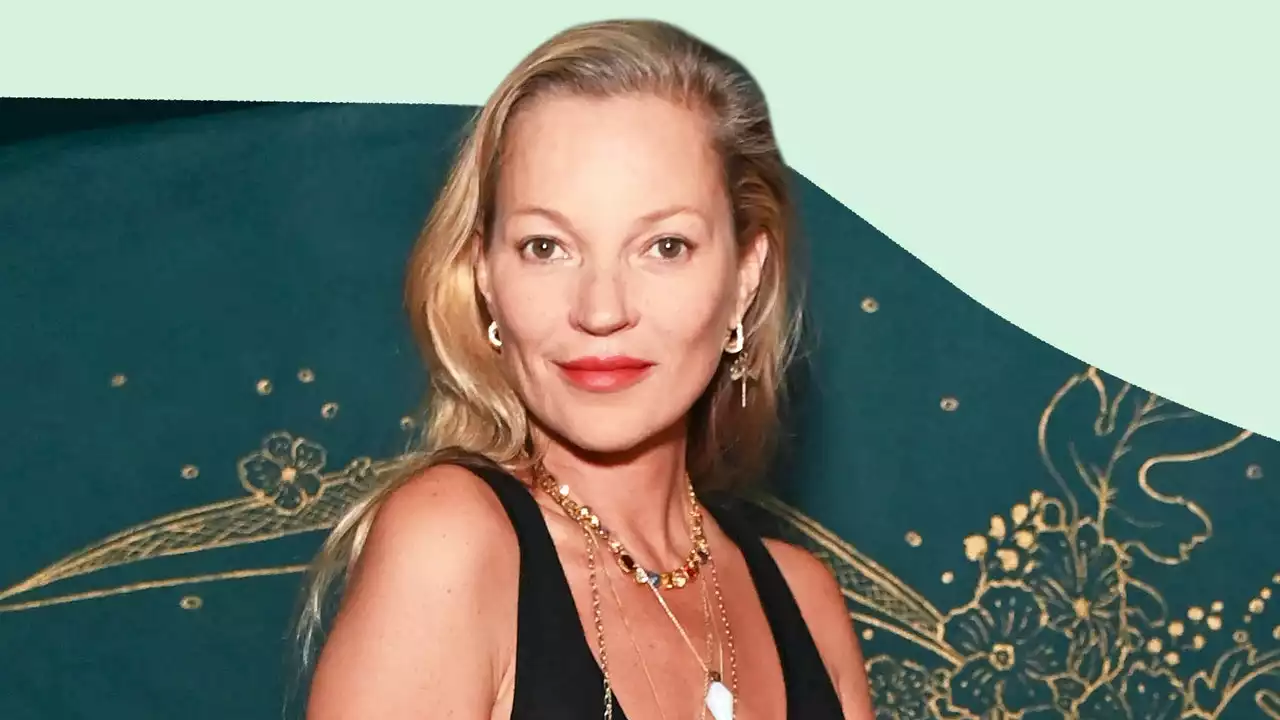 Kate Moss said yes to the sheer dress, and no to the bra