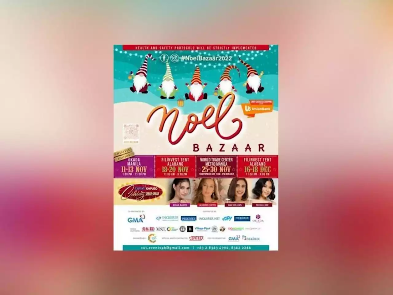 Kapuso stars make holiday shopping meaningful at Noel Bazaar