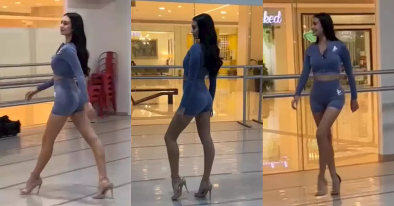 Celeste Cortesi shows glimpse of her pasarela ahead of Miss Universe 2022