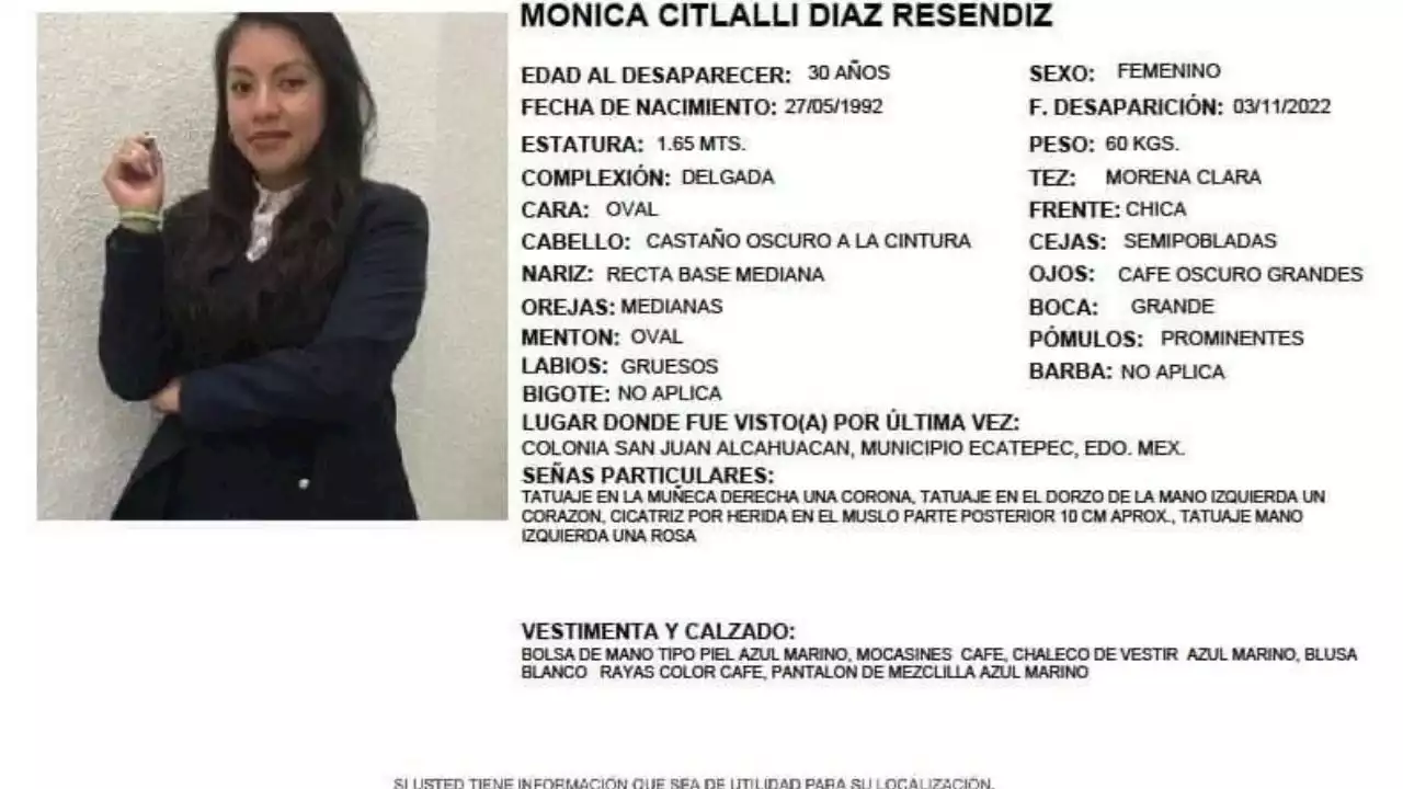 Hallan Cuerpo De La Maestra Mónica Citlali En La México Cuernavaca