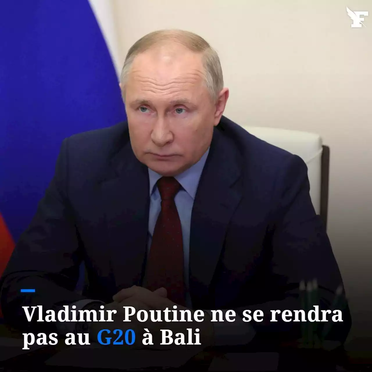 Vladimir Poutine ne se rendra pas au G20 à Bali