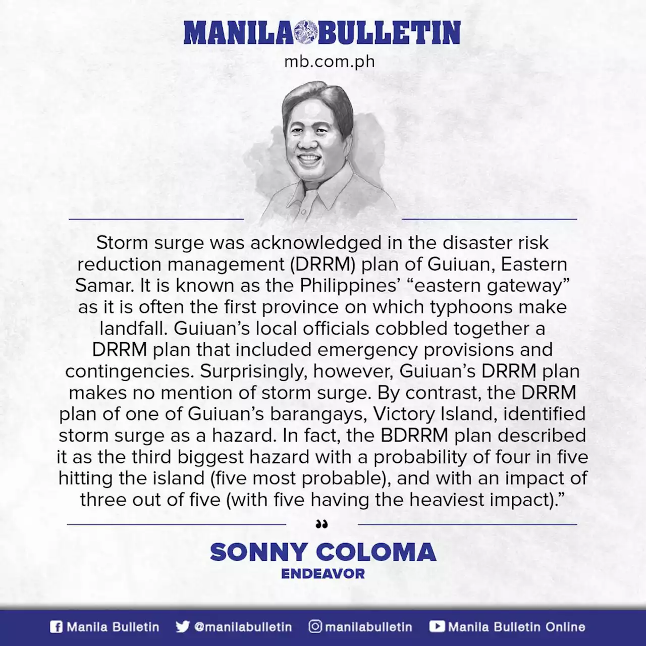 ‘Yolanda’ remembered; ‘storm surge’ warning unheeded