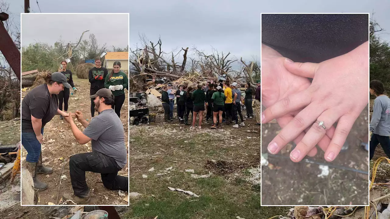 'Miracle In The Mud': Engagement Ring Found in Lamar County Tornado Debris