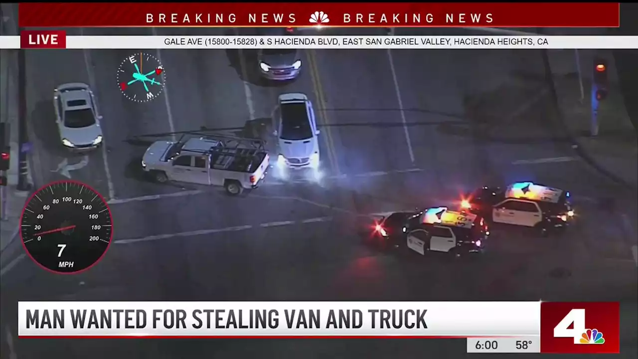 Driver Carjacks Truck on Live TV After Leading Chase in 2 Other Vehicles