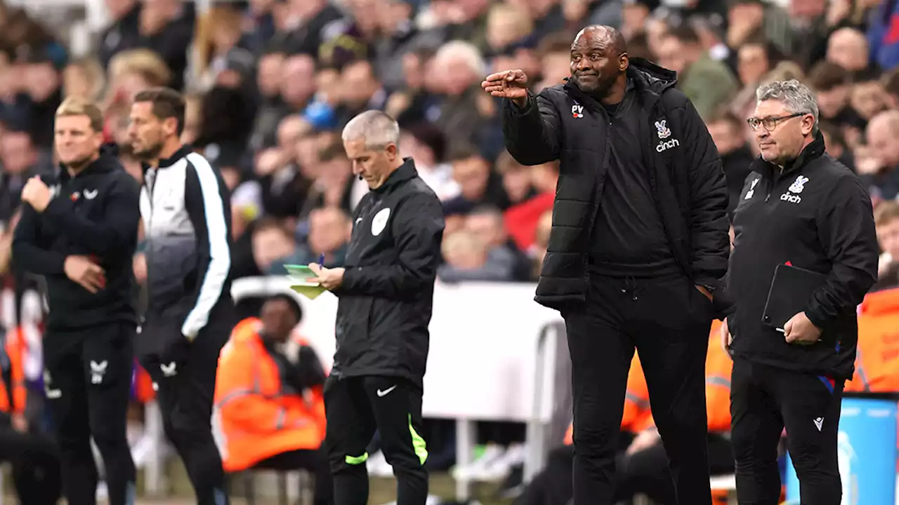 Patrick Vieira with bizarre claim after Crystal Palace lose on penalties to Newcastle United