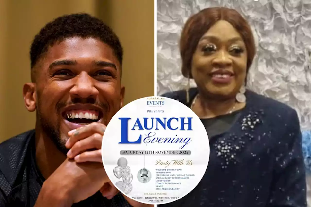 Anthony Joshua back in Watford for his mum's community event