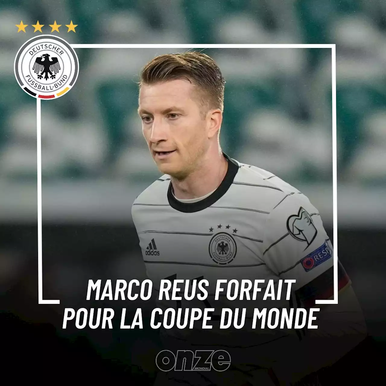 🚨 Allemagne : énorme coup dur pour Marco Reus, forfait pour la Coupe du monde !