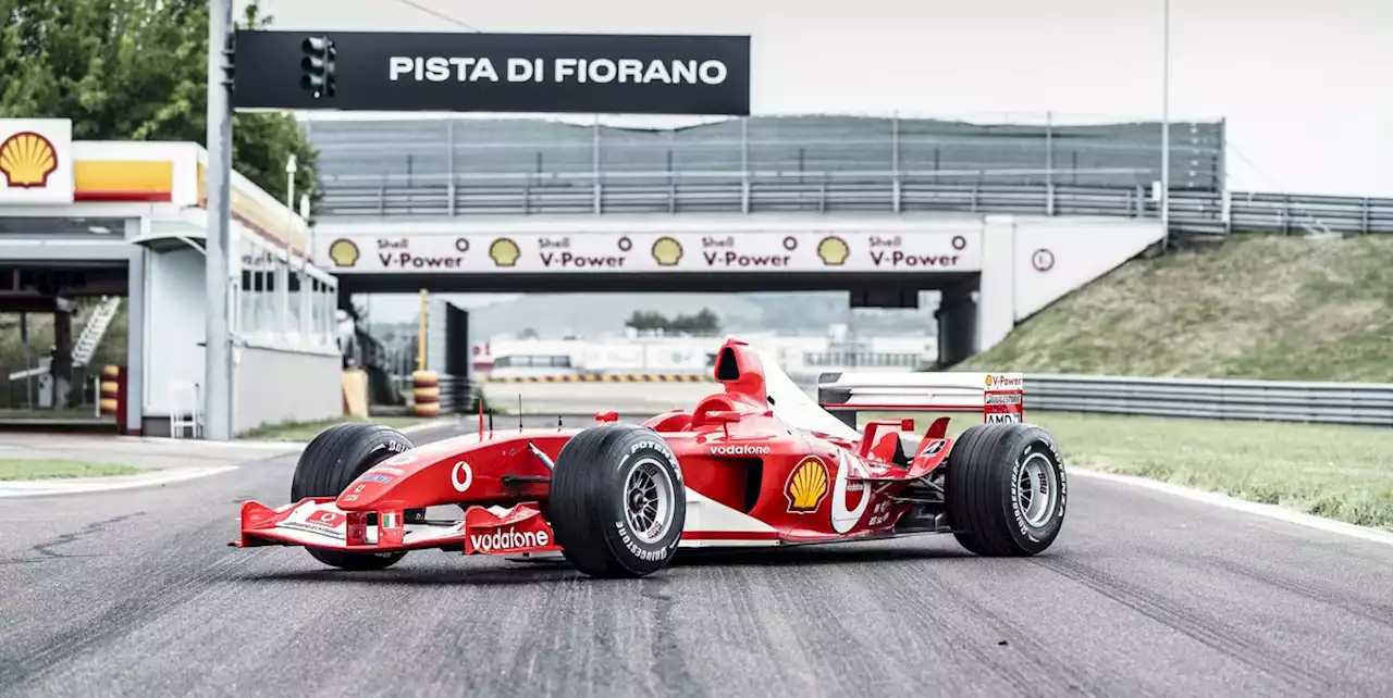 V-10 Schumacher Ferrari F1 Car Sells For $14.9 Million