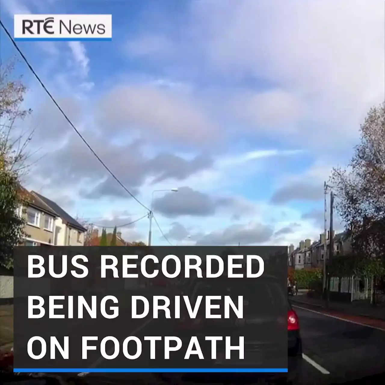 Inquiry as video shows Dublin Bus driving on footpath