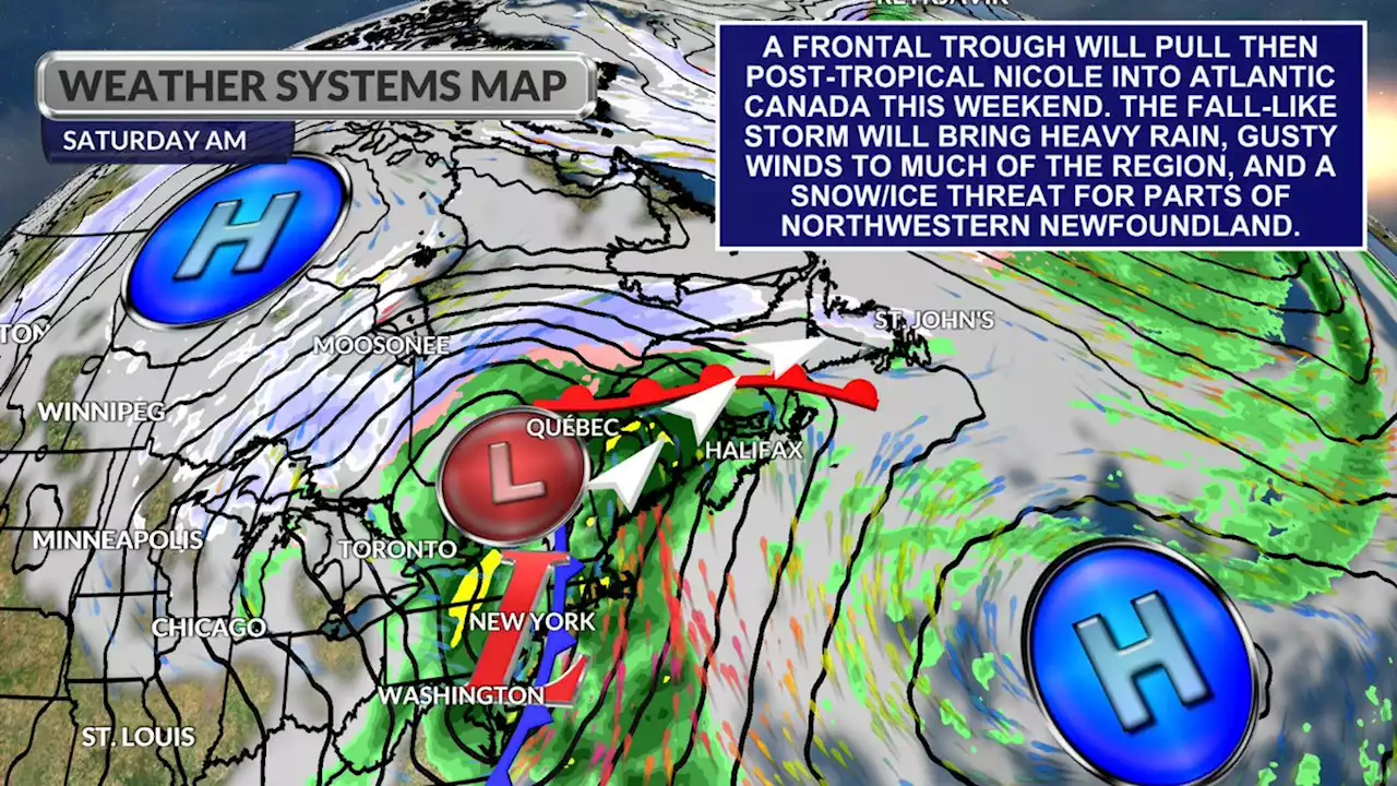 ALLISTER AALDERS: Fall storm will have tropical characteristics, thanks to Nicole | SaltWire