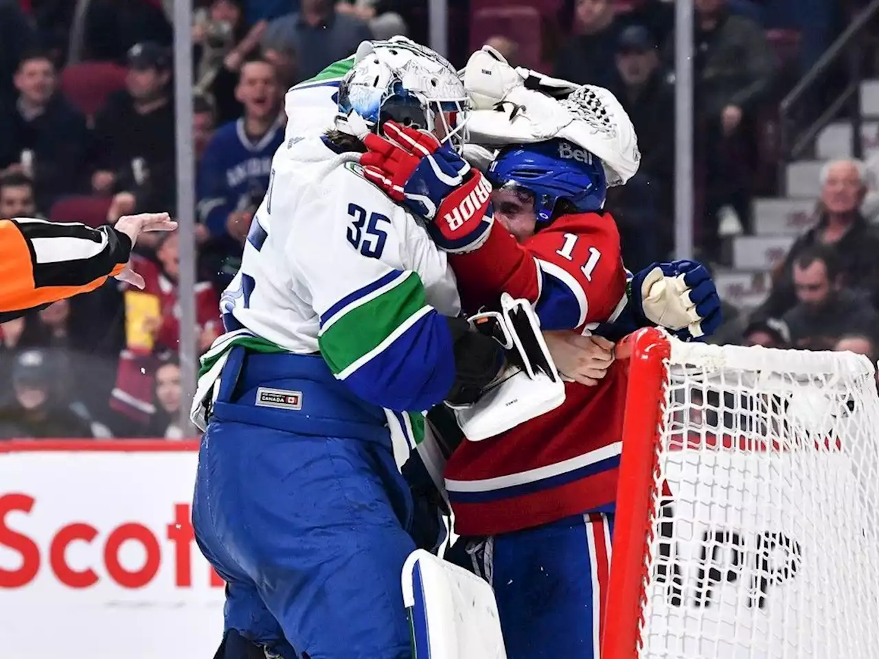 Canadiens 5, Canucks 2: Thatcher Demko gets mad but can't get even