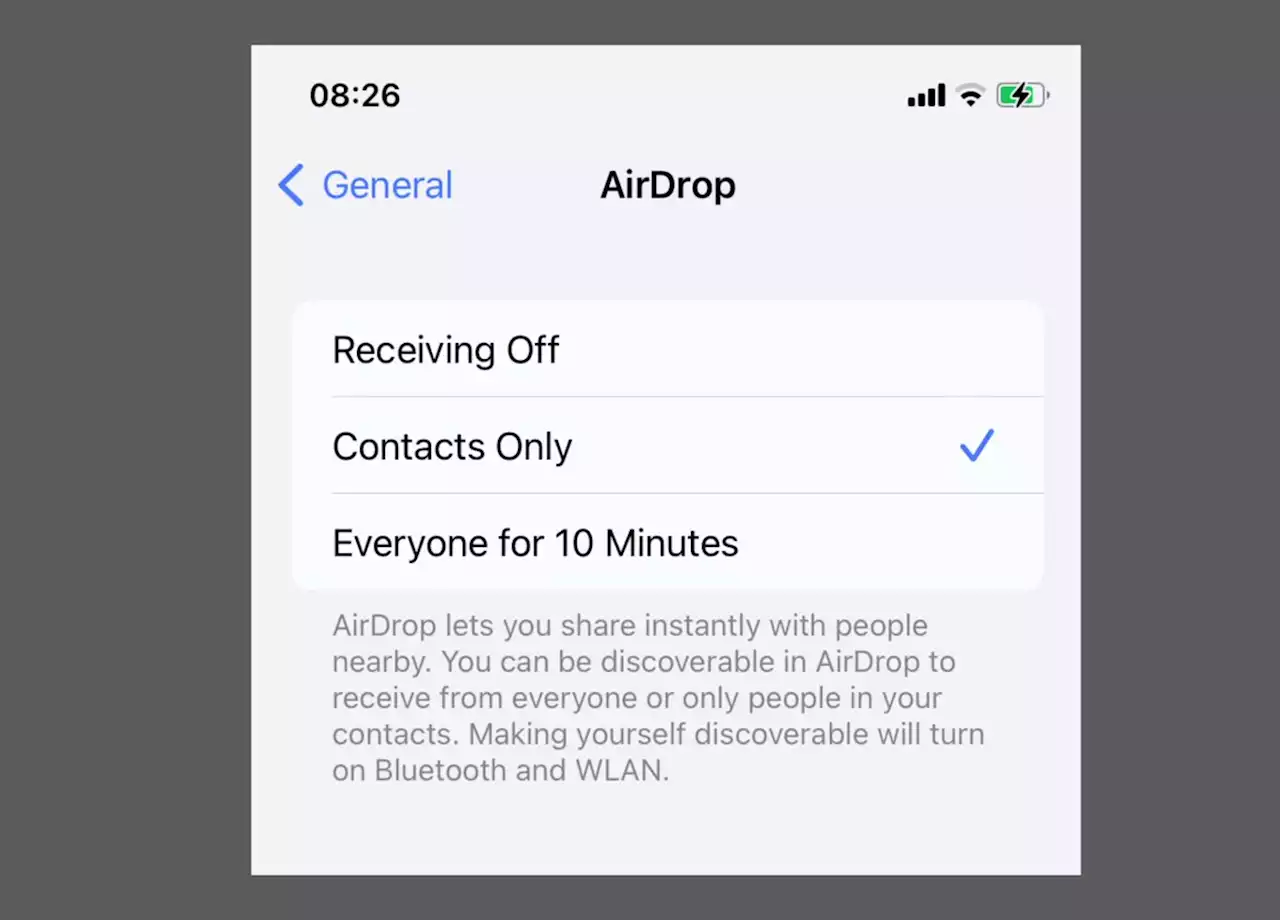 AirDrop has been limited in China after its use in protests