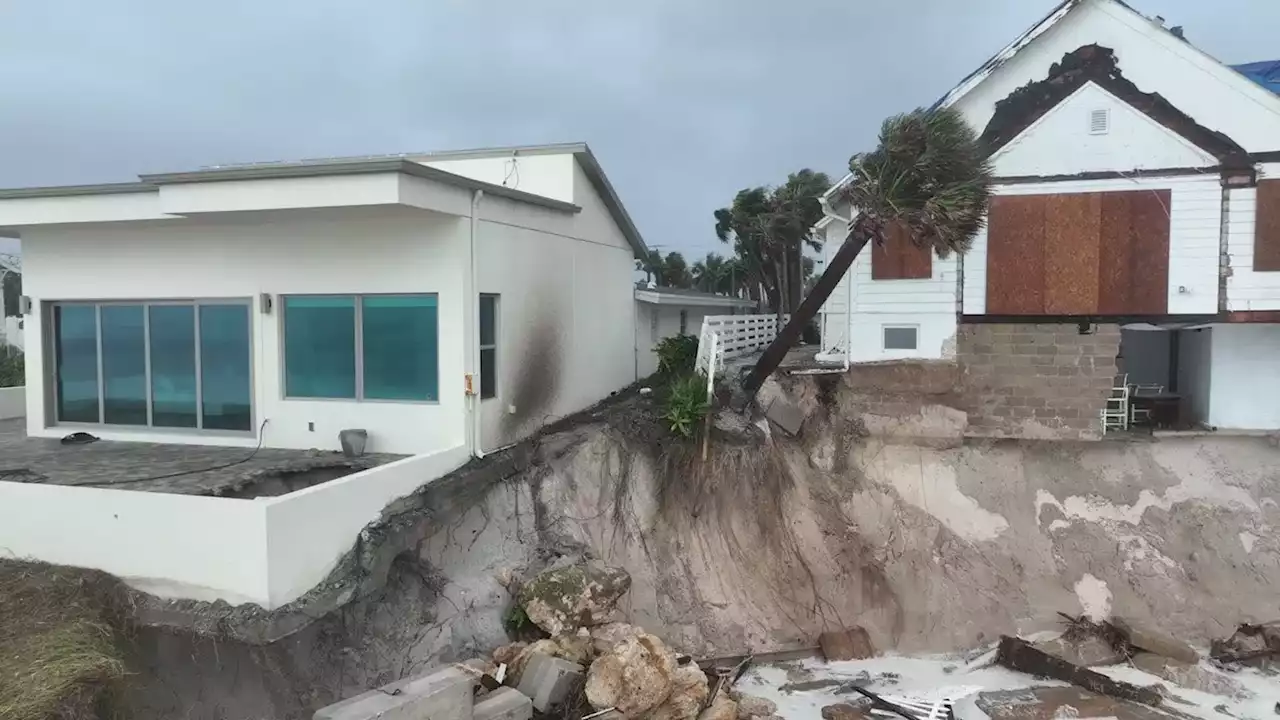 Numerous Homes Partially Collapse In Dramatic Drone Footage From Florida - Videos from The Weather Channel