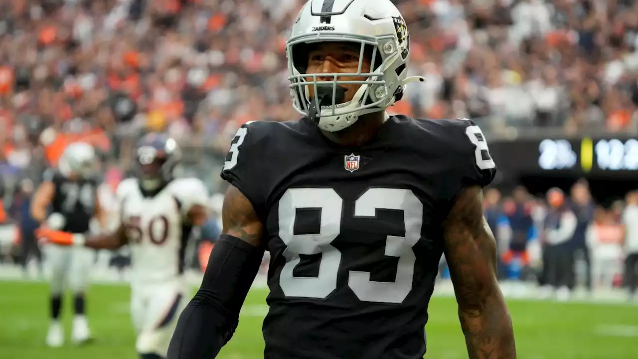 Raiders send TE Darren Waller to injured reserve with lingering hamstring issue