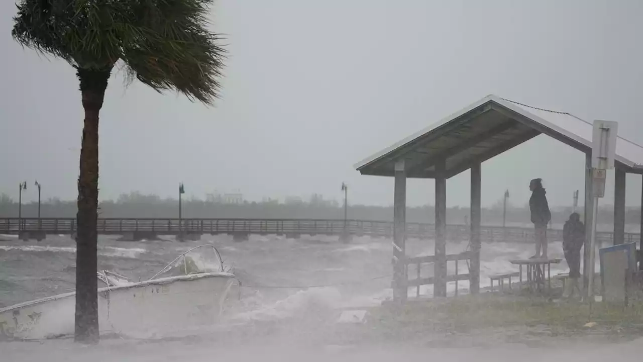 Tropical Storm Nicole topples beachfront homes into ocean