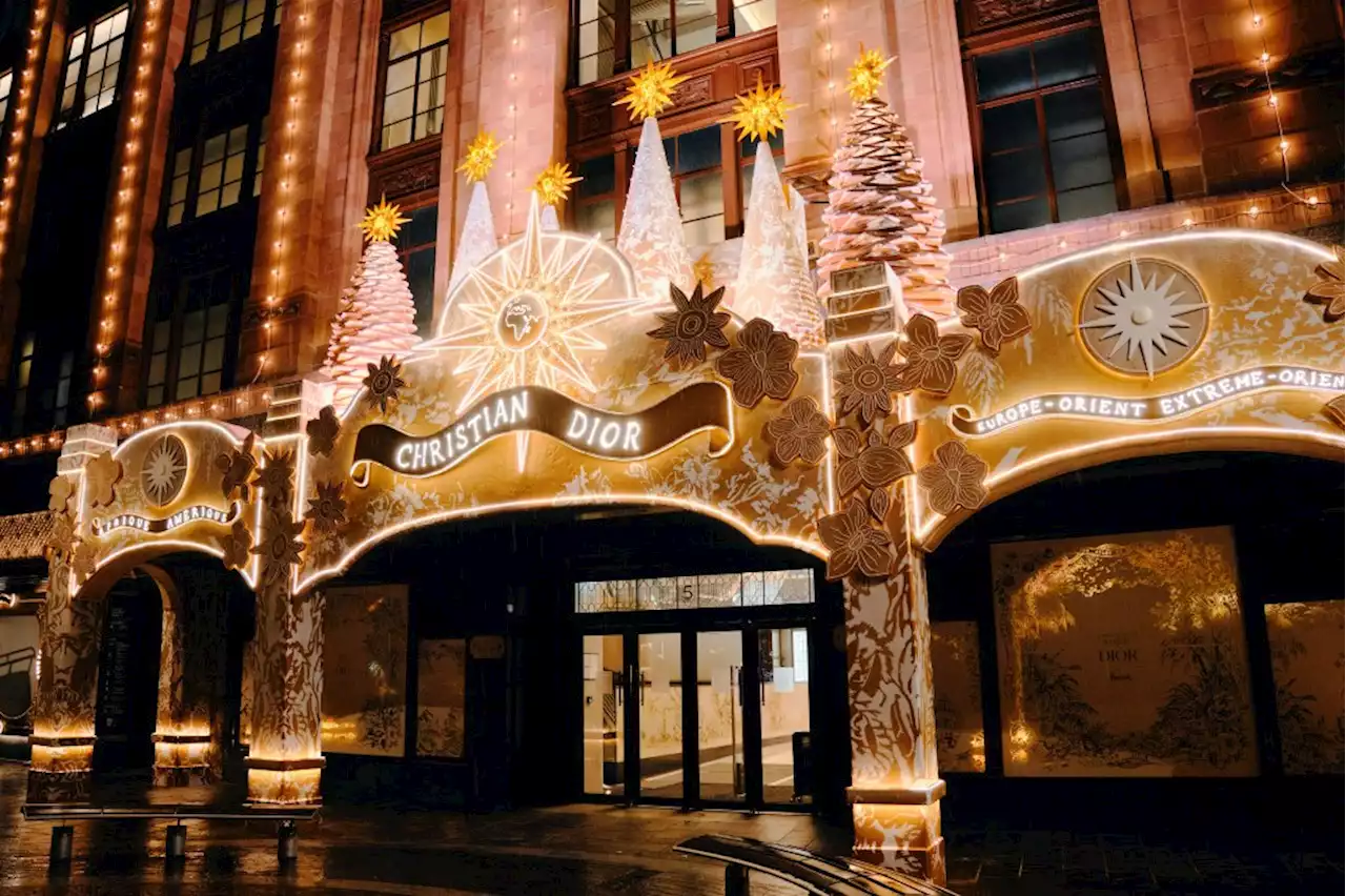 EXCLUSIVE: Dior Conjures a Gingerbread Christmas Fantasy at Harrods