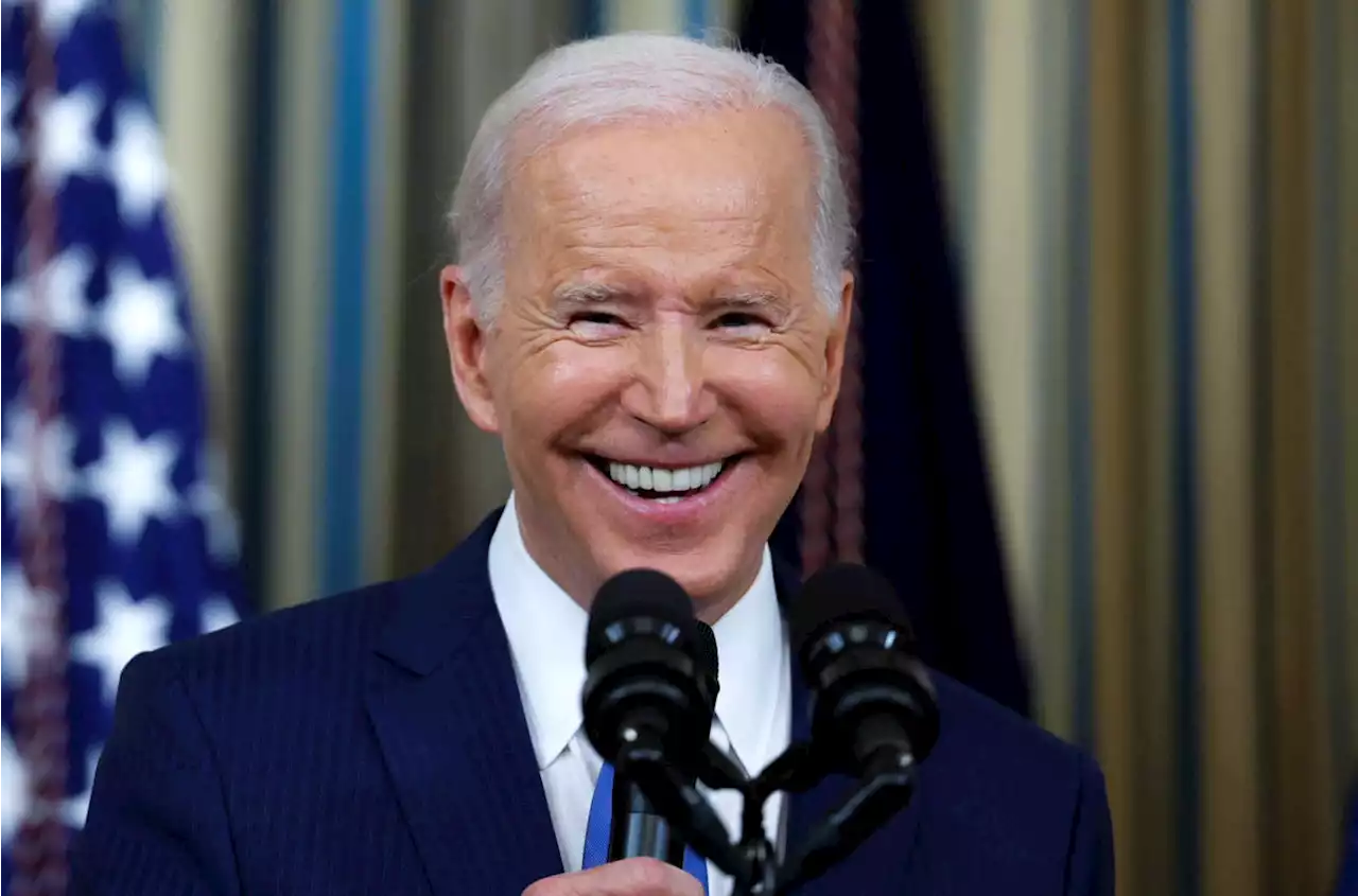 Biden takes victory lap, delighting in stronger-than-expected Democratic midterm election results