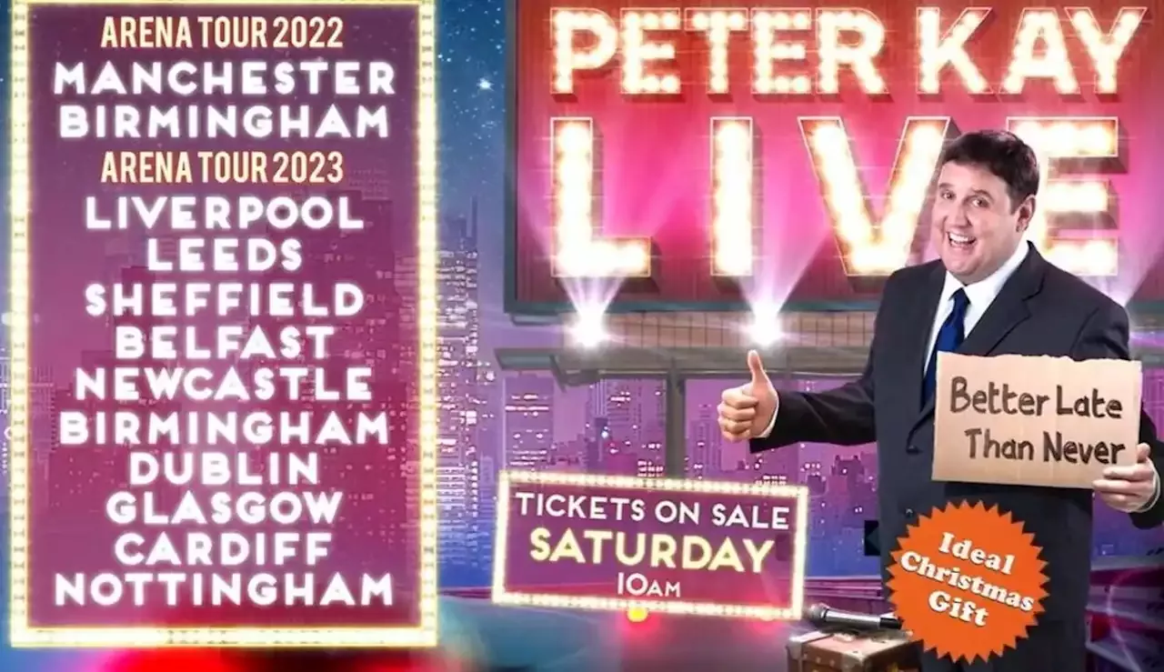 Peter Kay Tickets 'Biggest demand in 15 years of priority' as Yorkshire residents scramble for