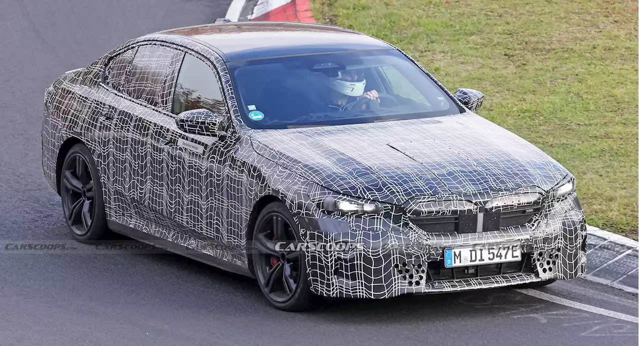 Next-Gen BMW 5-Series Wears A Pretty New Face Alongside Electric i5 | Carscoops