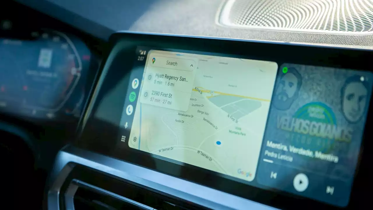 Android Auto's Makeover Prioritizes the Map and Focuses on a Split-Screen Experience