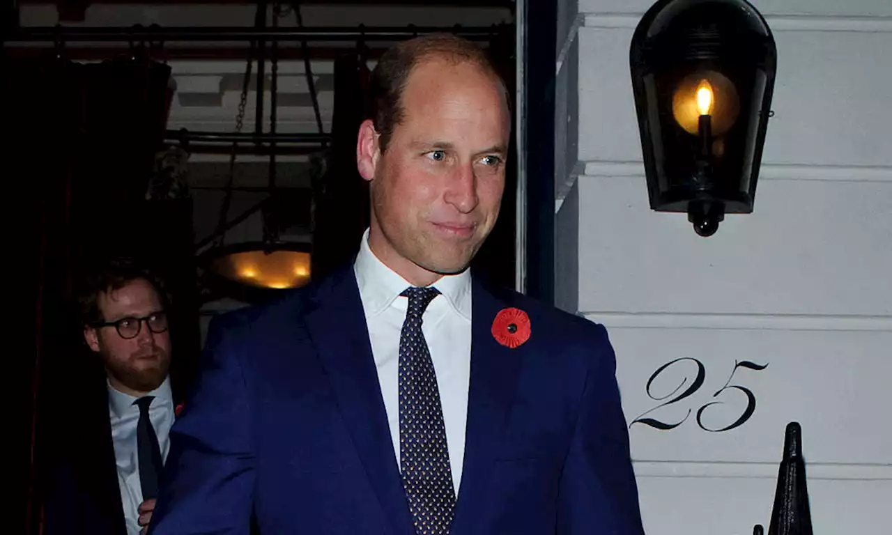 Prince William appears at private member's club for special event close to his heart