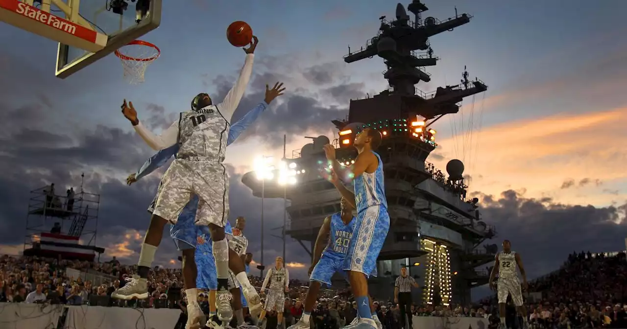 College basketball takes to San Diego waters a decade later in Armed Forces Classic