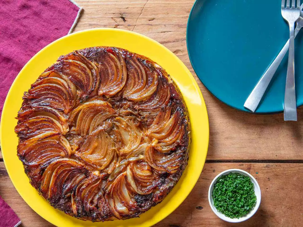 French Onion Soup Tarte Tatin Recipe