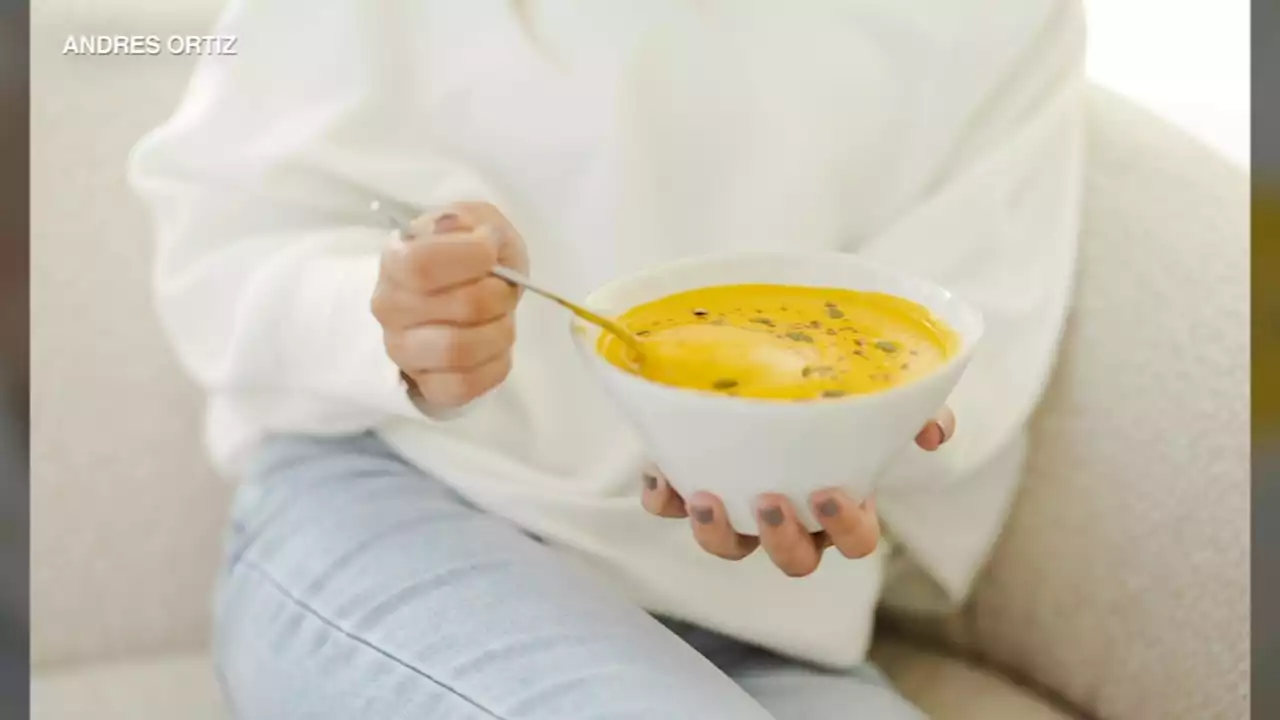 Try this roasted pumpkin soup recipe, perfect for fall and winter weather