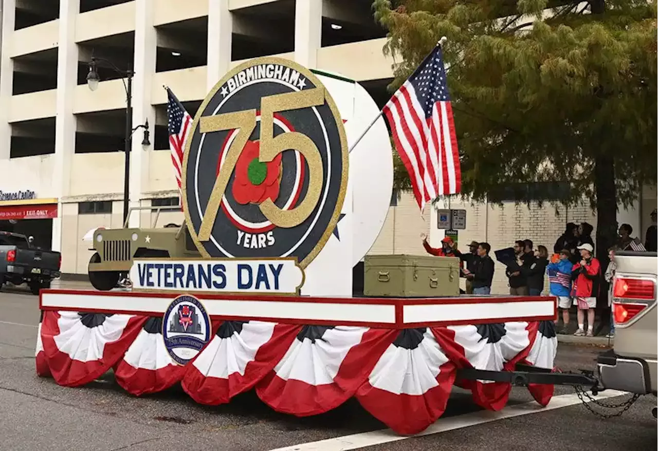 See the scenes from Birmingham’s 75th Veterans Day Parade