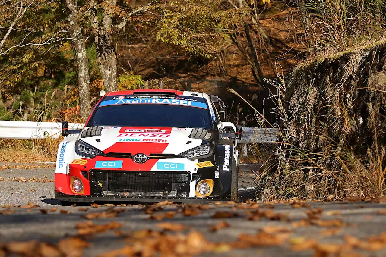 WRC Japan: Evans extends lead as Rovanpera suffers puncture