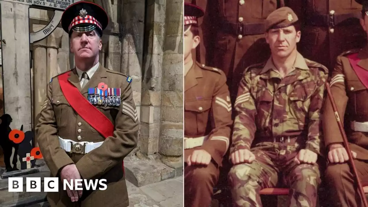 Remembrance: Son pays tribute to soldier killed in Falklands conflict