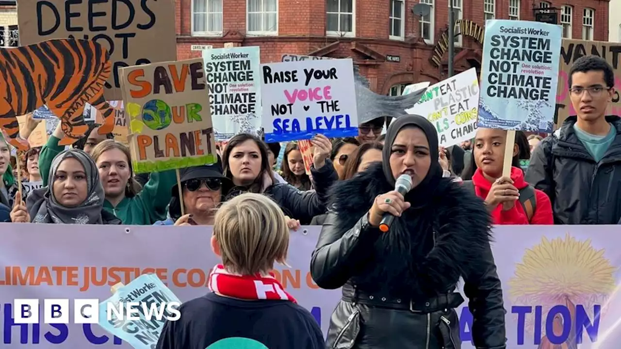 COP27: Hundreds gather at climate protest in Cardiff