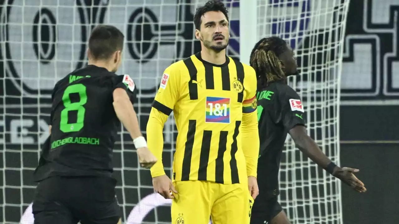 Gladbach - BVB: Bitter für Mats Hummels, Pleite mit Dortmund