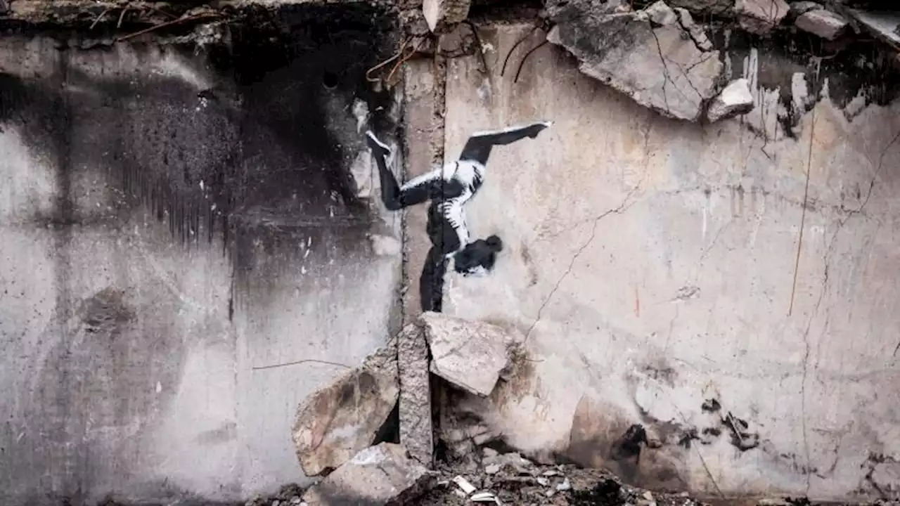 Banksy unveils mural in Ukrainian town liberated from Russians | CNN