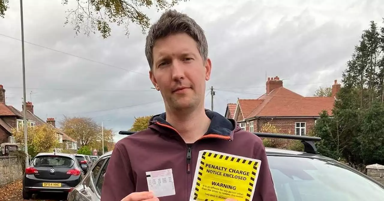 Fuming dad forced to pay fine after upside down parking ticket