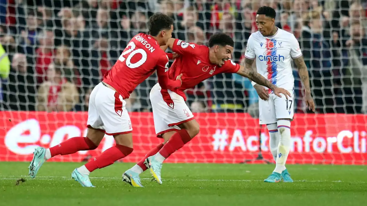 Nottingham Forest 1-0 Crystal Palace: Gibbs-White the hero after Zaha misses a penalty