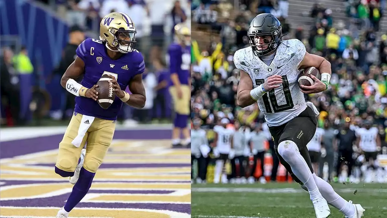 Nix vs. Penix when No. 6 Oregon hosts No. 24 Washington