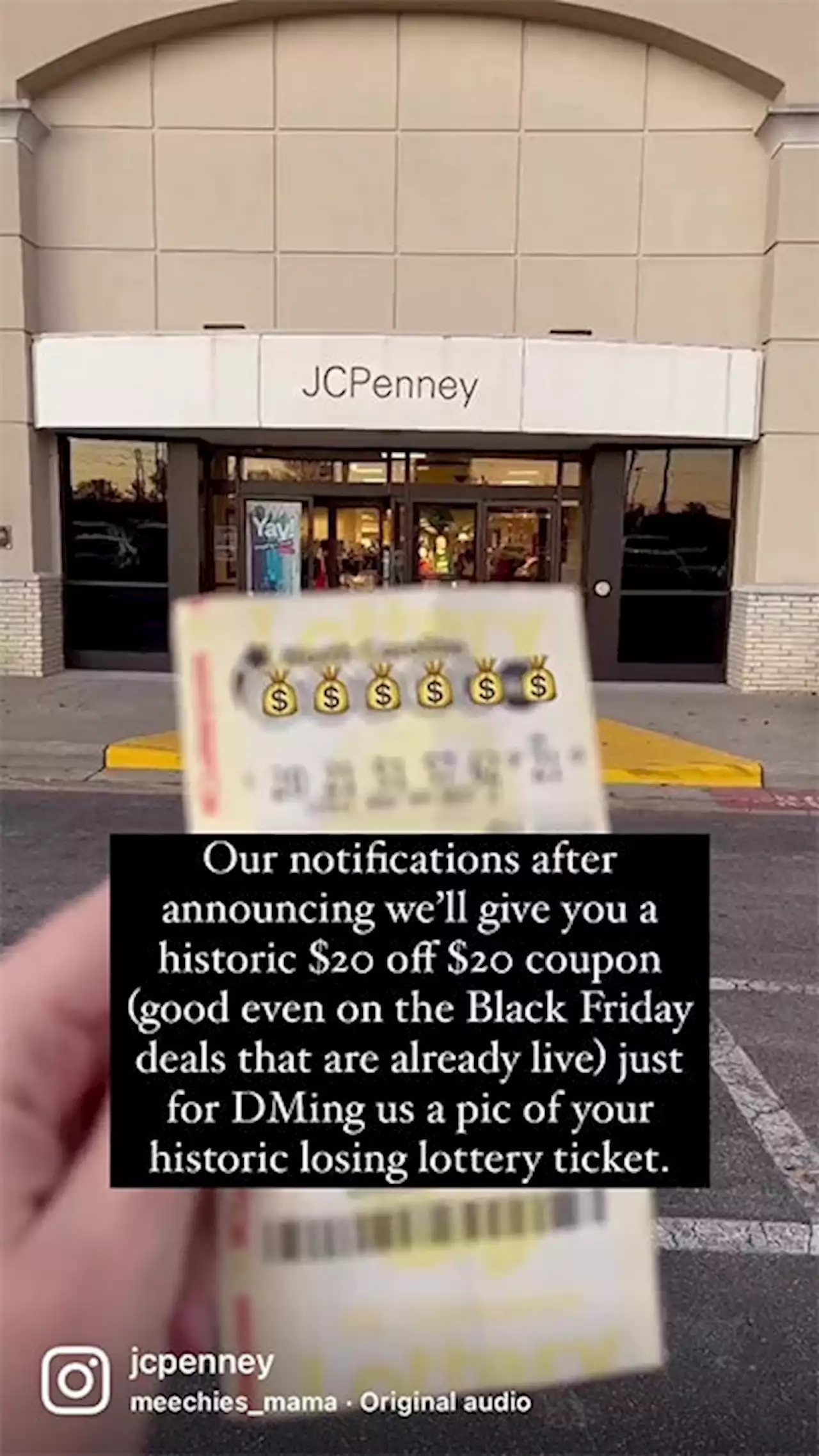 Losing Powerball tickets could earn a 'winning' $20-off coupon in JCPenney sweepstakes