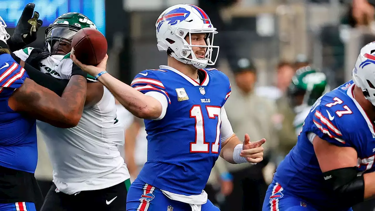 Bills' Josh Allen questionable for Sunday's game vs. Vikings with elbow injury