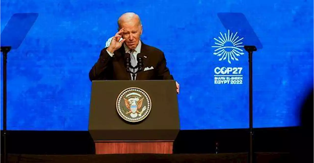 COP27: Biden says the climate crisis is about 'very life of the planet'