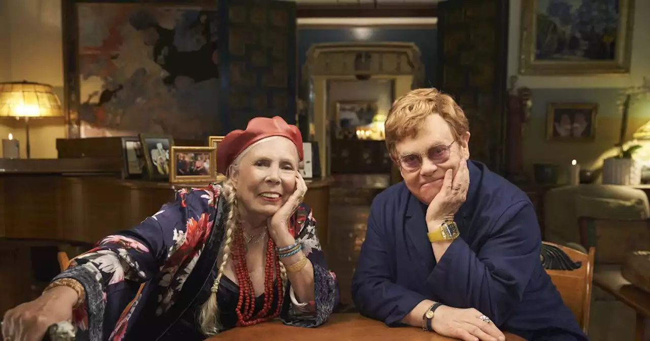 Joni Mitchell tells Elton John what fans have hoped for: A new album might be coming