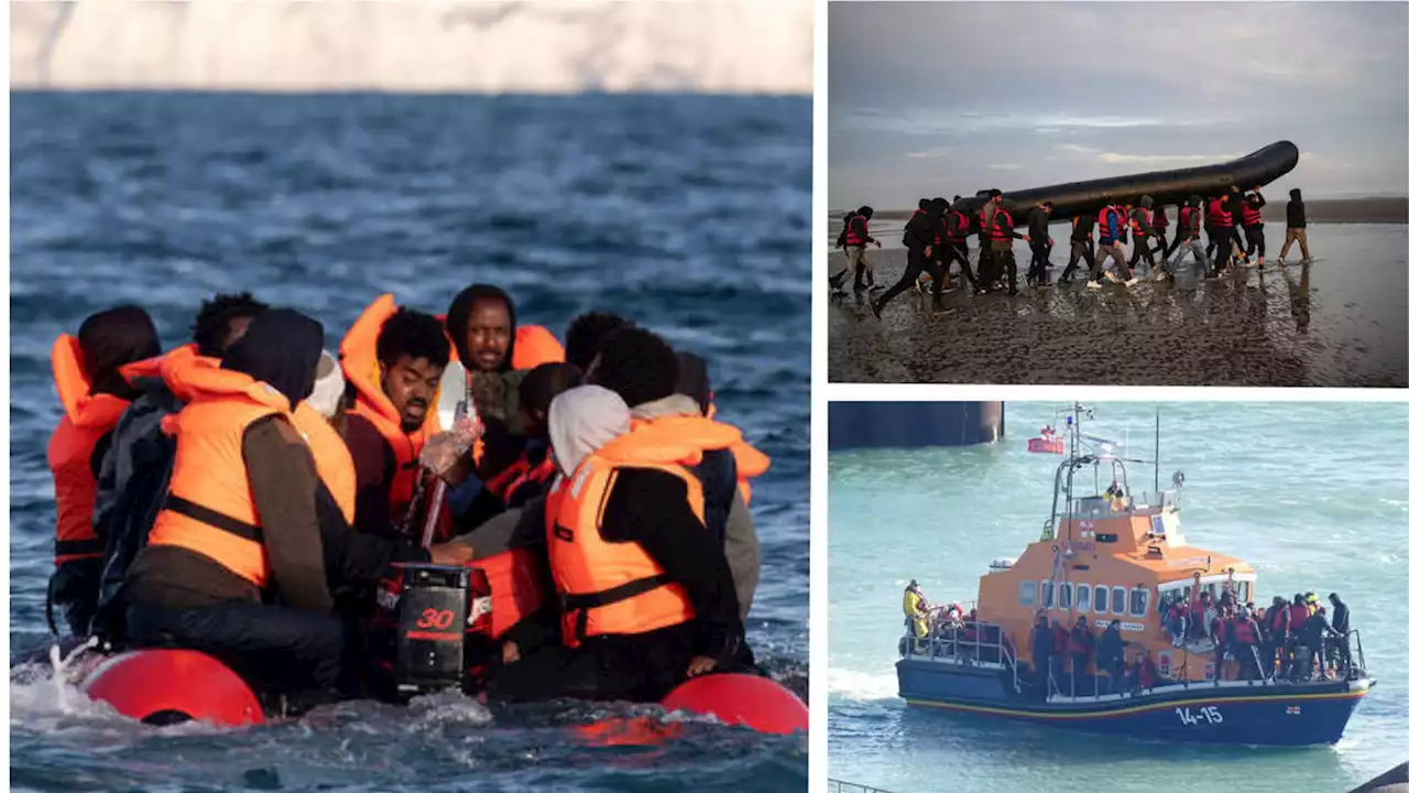 Record 40,000 migrants cross Channel