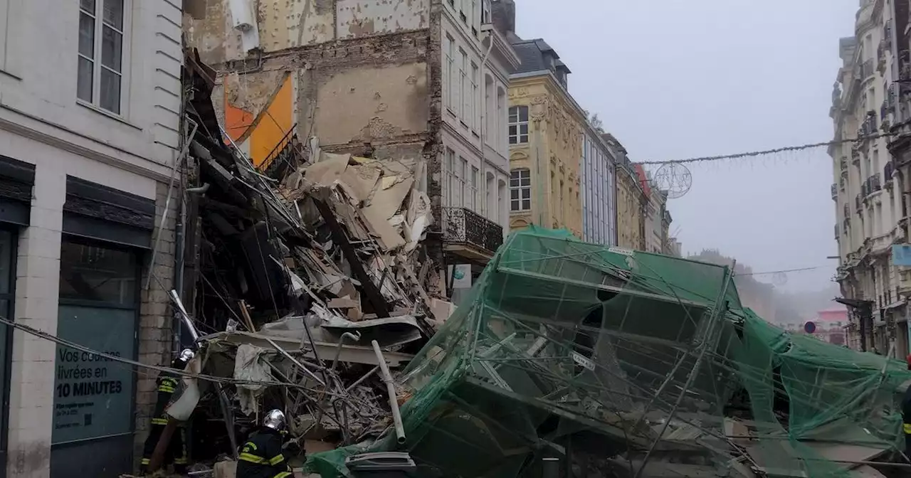 Deux immeubles se sont effondrés en plein centre de Lille