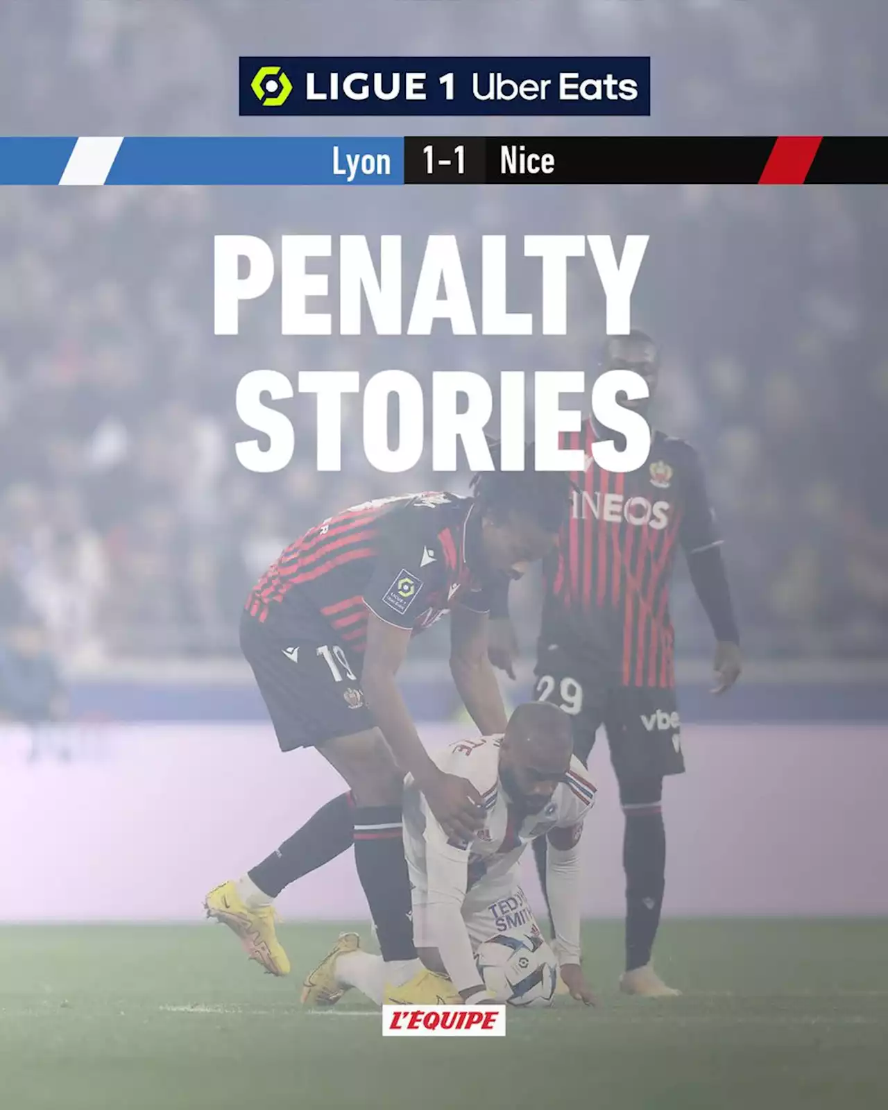 OL 1-1 Nice, Ligue 1 Uber Eats, résultat et résumé du match (11/11/2022)